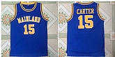 Mainland High School 15 Vince Carter Blue Basketball Jersey